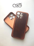 Handmade Premium Cowhide Leather iPhone Case for iPhone 16/ iPhone 15/ iPhone 14/ iPhone 13, Custom Engraving Leather iPhone Case, Gift 2024